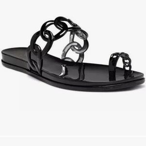 Vince Camuto Emagenta Black Chain Sandal Size 5 NWT